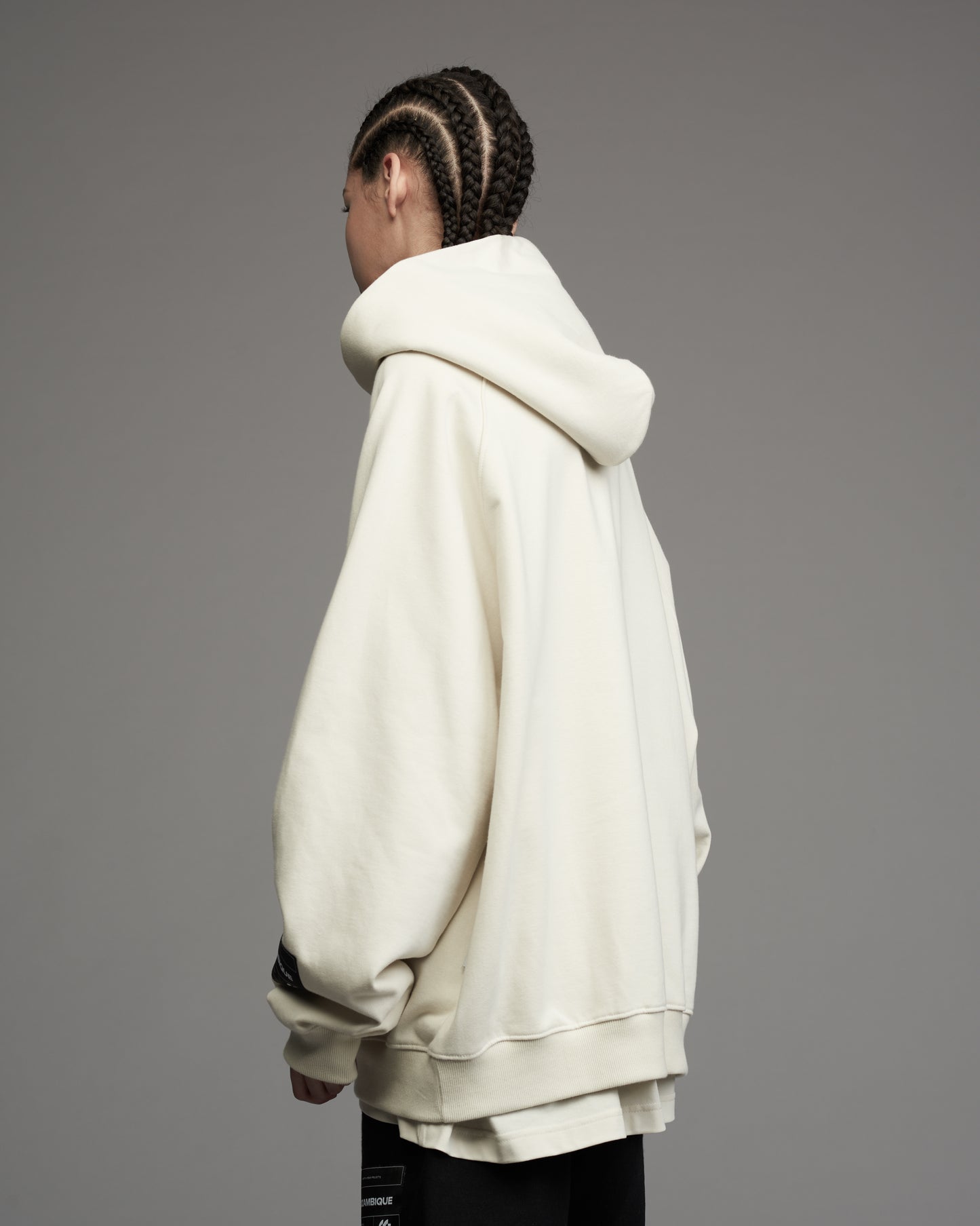 Raglan Thermal Hoodie Pearl