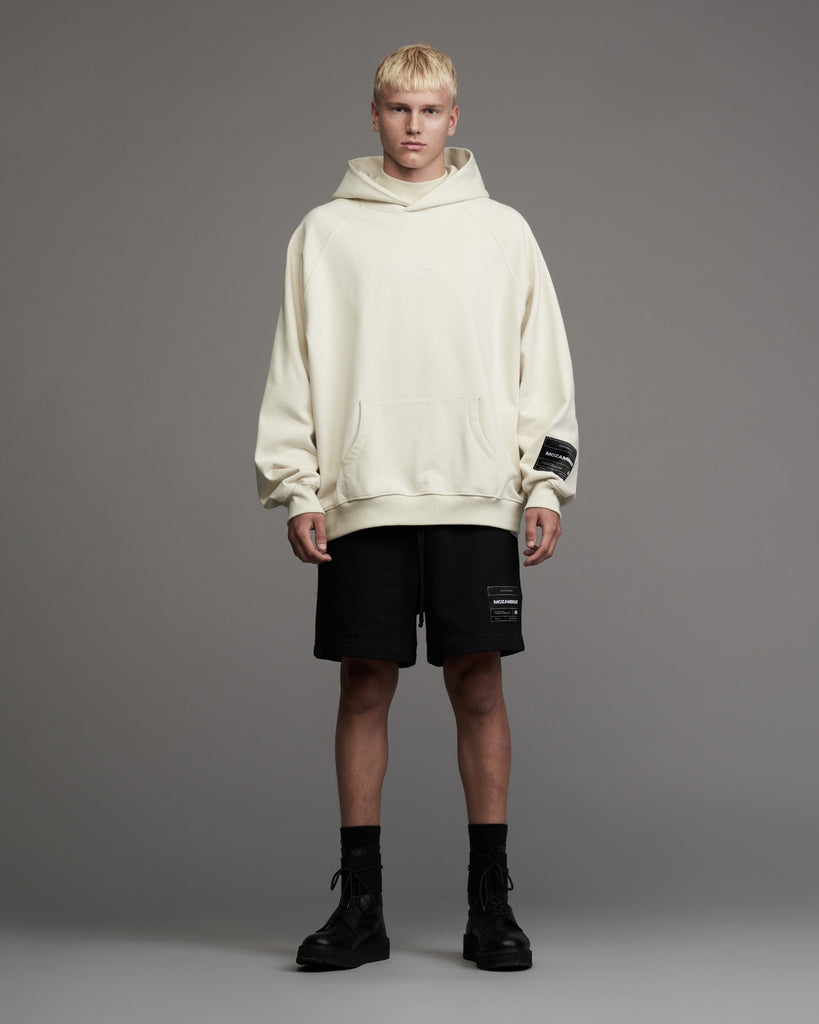 Raglan Thermal Hoodie Pearl